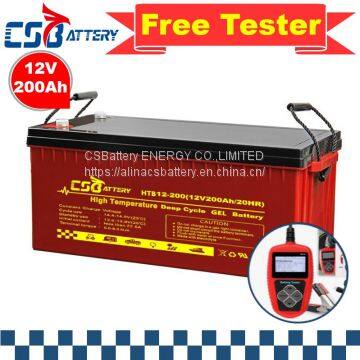 Csbattery 12V250ah Solar Gel Battery for Industrial/VRLA/Forklift/Maintenance-Free/Lighting/Ali photo-2