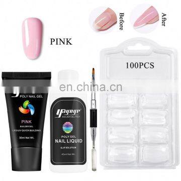 Luxury Nail & Beauty Lounge Professional Use Poly Gel Neon Pastel Extension Kit photo-3