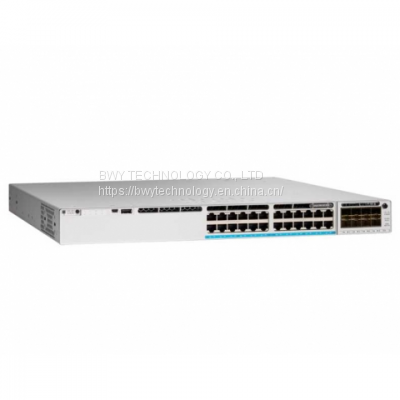 Cisco Switch C9300L-24T-4X-A9300 24-port fixed uplinks data only 4X10G uplinks Network Advantage