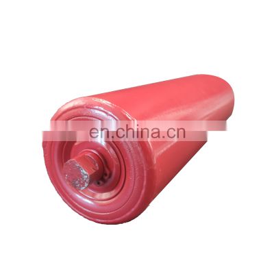 Red Standard Steel nylon conveyor roller for Mining Conveyor