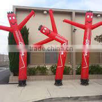 custom red advertising inflatable air dancer inflatable tube man