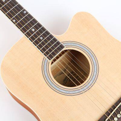 Acoustic Guitar 41 Inch Dreadnought Wholesale HS-4140 Caravan Music Basswood Guitar Export photo-3
