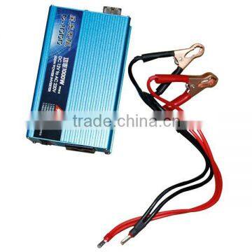 300W USB / Clip Wire / CAR Cigarette Lighter Alumimum DC to AC PWM Power Inverter photo-2