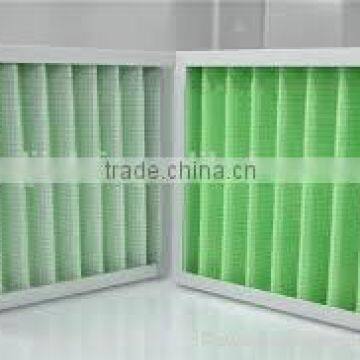 cardboard aluminium air conditioning replacement merv 8 11 15 g4 pleated synthetic fiber media panel filter