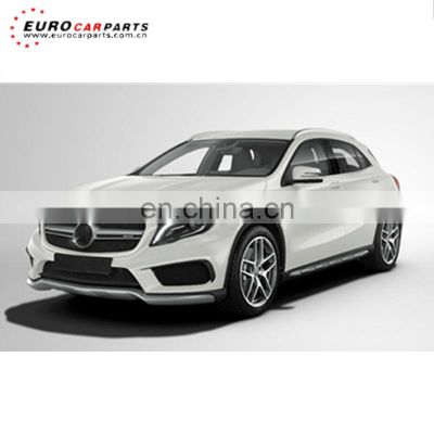 GLA45 body kits fit for MB X156 GLA45 2015 A-style front bumper  rear bumper front lip rear diffuser grille exhaust tips