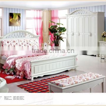 girl bed room furniture/princess single bed for girl room