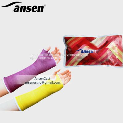 Orthopedic Fiberglass Casting Tape and Polyester Resin Fiberglass Casting Splint Medical Bandage for Wound Wrist Arm Leg