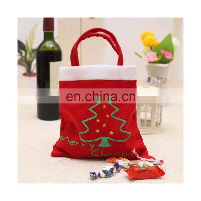 Creative Christmas Tree Pattern Candy Bag Handbag Home Party Decoration Gift Supplies