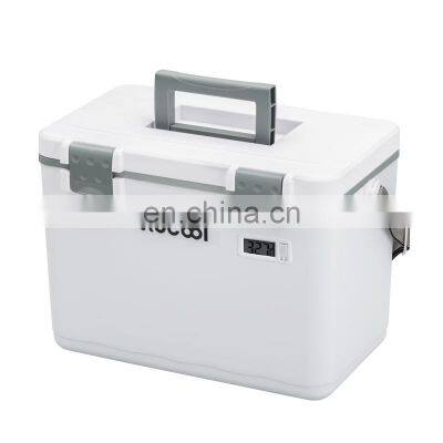 New design 12L cooler box for medical vaccine disease control blood transport ,camping ice chest plastic cooler box