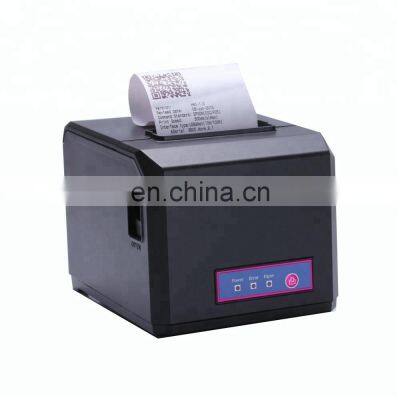 80mm Thermal Label Sticker Printer auto Cutter Kitchen Supermarket POS Machine