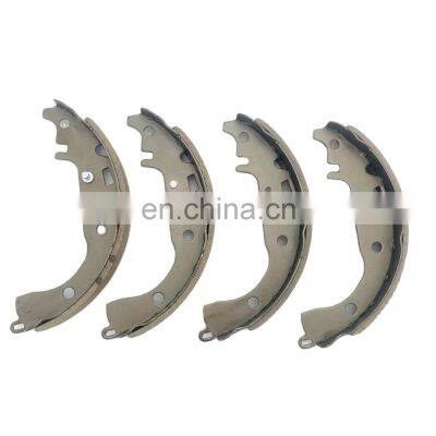 Auto brake shoes manufacture car drum rear brake shoe with lining for Toyota Yaris