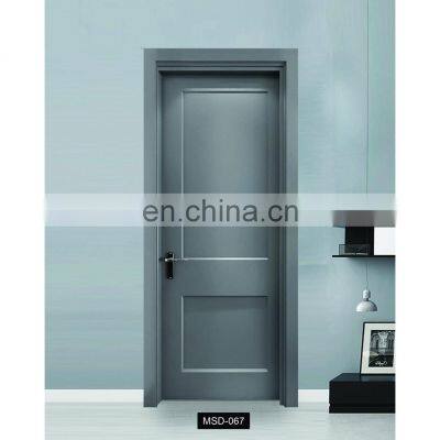 Modular Solid Core Wood Door Designs Double Swing Interior MDF Wood Doors