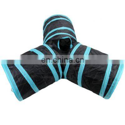 Collapsible Cat Tunnel Tube Kitty Tunnel Bored Cat Pet Toys Peek Hole Toy Ball Cat photo-3