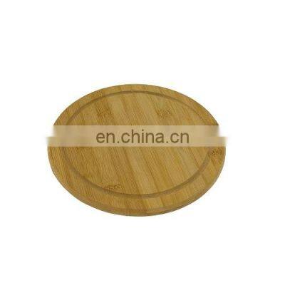 Hot Sale Bamboo Chopping Board Round for Kitchen with Groove