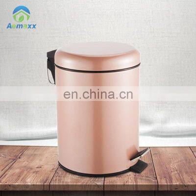 mini lixeira pedal bin 15L 12L stainless steel waste bin trash can household catalog manufacturer