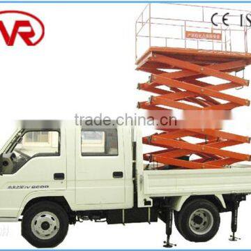 factory price truck mounted scissor design hydraulic raising lift platform