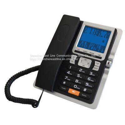 Office Desk Phone Corded Telephone with Big LCD display