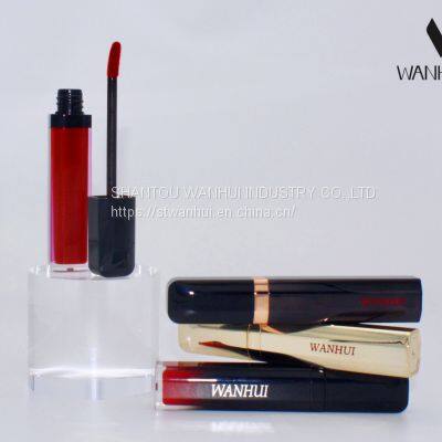 LP001 Hot Sale Empty Cosmetic Liquid Lip Gloss Tube Container Lipstick Screen Printing Square Hot Stamping Screw photo-4