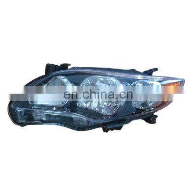 Black Head Lamp Yellow 81150-02B60 81110-02B60 Car Accessories For Corolla US 2011 2012 2013