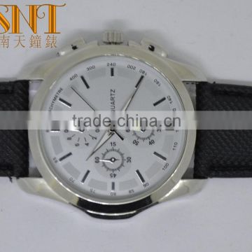 SNT-0012 Hot selling silver alloy watch with 3 chrono eye smart watch