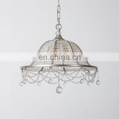 Modern OEN Fashion Iron K9 Crystal Material Lighting French Style Crystal Home Decoration Chandelier photo-5