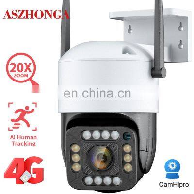 20X Zoom 2MP IP Camera 4G SIM CARD Security Outdoor PTZ 1080P HD CCTV Dome Surveillance Cam Motion Tracking CamHipro photo-2