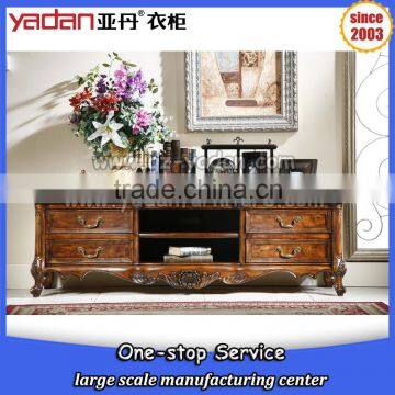 Living Room Cabinet Hand Painted Antique Furniture tv Table, tv Desk Stand Designs 2016 Quality Choice