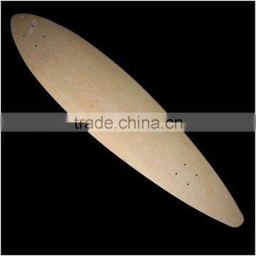 OEM wood Canada maple or bamboo material longboard skate board deck model-011