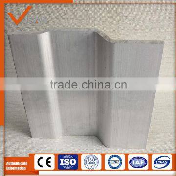 Anodized finished industrial aluminum profile