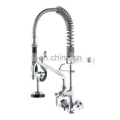 Pre-Rinse Shower Short Height Double Lever, Single Hole, Deck Mount - 4.50 GPM Spray Valve in beat Price from manufacture