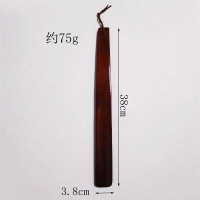 Luxury Hotel Shoehorns Long Handled Wood Shoe Spoon Japanese Household Wooden Shoe Horn photo-4
