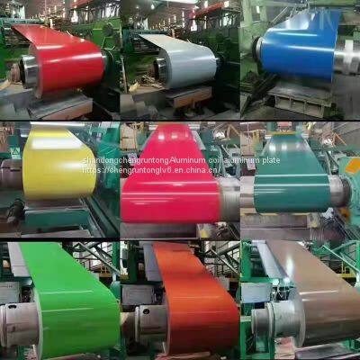 Manufacturers Supply 1060 Color Coated Aluminum Coil 3003 Aluminum Magnesium Manganese Roof Color Coated Roofing Tile Processing Custom Pressed Tile photo-5