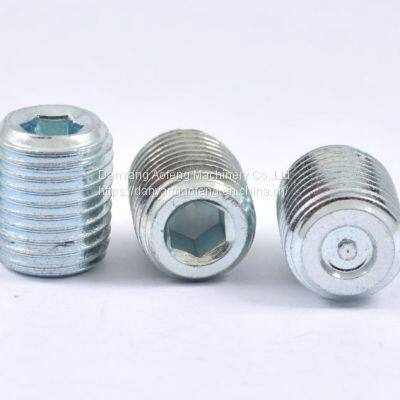 OEM Manufacturer Hex Socket Steel Set Screws Use For Mechanical Terminal Lugs