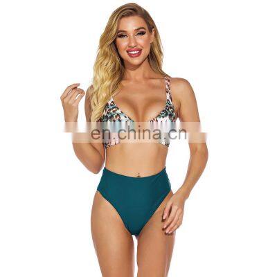 New Style Printing Swimwear Triangle Sexy Women Bikini