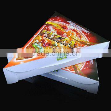 corrugated paper triangle pizza box, Disposable triangle sandwich box, fast food packing box