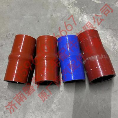 SHACMAN Shaanxi Automobile Delong Truck accessories Original Factory Radiator Outlet Connection Rubber Tube TZ_ Silicone Rubber Tube DZ91259535201 DZ95259534285 DZ97259530513