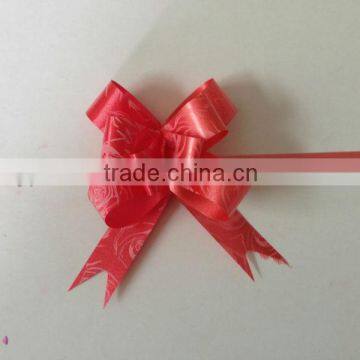 Organza Ribbon Bowknot, Gift Box Wrapping With Butterfly Ribbon Pull Bow