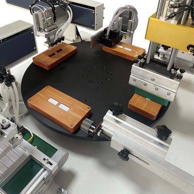 Meichao Single Color Four Stations Automatic Rotary Screen Printing Machine photo-5