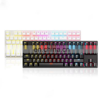 Teclado 75% Mechanical Keyboard RGB Sample Provide Wired Wireless Ergonomic Mini Gaming Keyboard