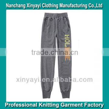 As For Your Logo Design Long Pants China Bulk Yoga Pants Garment Sweat Pants China Supplier OEM Serivce