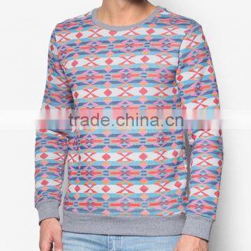 2017 Fall Season All Over Sublimation Printed Men's Sweatshirts photo-2