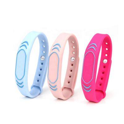 Waterproof NTAG215 NATG216 RFID Tag Fitness Gym Silicone Wristband Bracelet