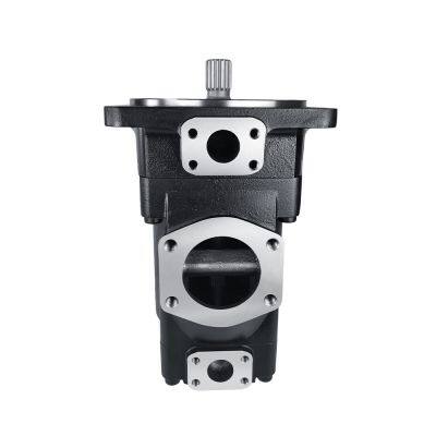 Hydraulic Double Pump T6EE-042/045/050/052/062/066/072/085-042/045/050/052/062/066/072/085-1R00-A100 High Pressure Oil Pump
