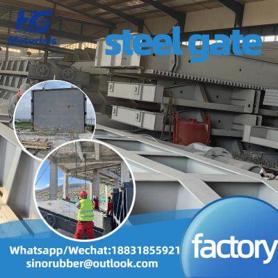 Производство квадратных стальных затворов для водохранилищ, каналов сточных вод рек, гидравлического оборудования, фабрика плоских затворов из нержавеющей стали photo-3