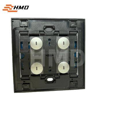 Schneider Morton LNX E5084NL380 ULTI 4-Button Programmable Control Panel, Ivory Glass