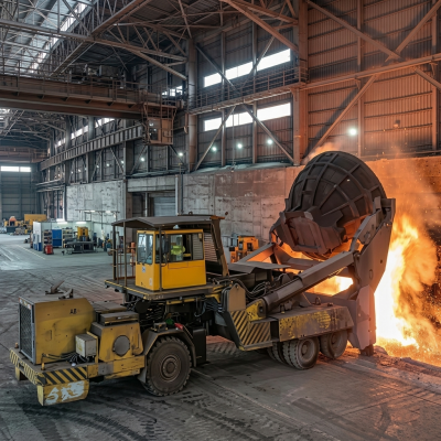 Slag Pot Carrier for Steel Mill Molten Slag Safe Transport Heavy Duty