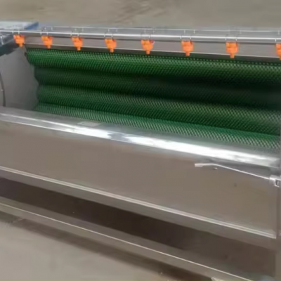 Carrot Brush Cleaner Machine for Cleaning and Preparing Fruit & Vegetables
