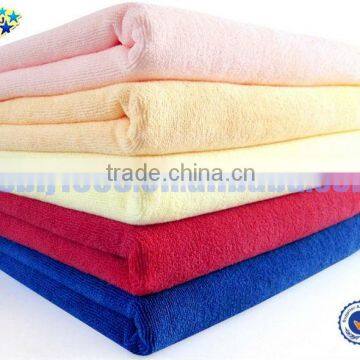 Colorful Microfiber Super Soft Adults Skin Kiss Bath Towel Wholesale