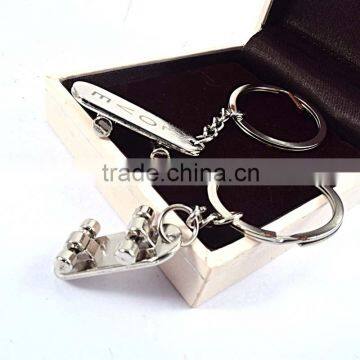 Fashion Jewelry 2015 Steel Jewelry Cute Design Couple Keychains photo-3