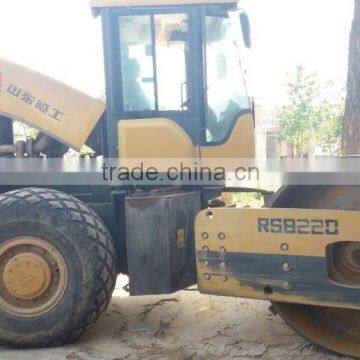 China Made SDLG Used RS8220 22T Road Roller Year 2014 Second Hand SDLG RS8220 22t Smooth Road Roller photo-2